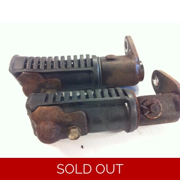 1978-81 Honda CX500 CX500D Driver Foot Pegs and Brackets 50625-415-000 50615-415-000 50661-413-000